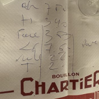 Bouillon Chartier - What I ordered - French Near Me - Paris, 75