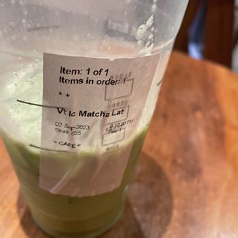 Starbucks - Almost gone but watered down compared to the local coffee shop I get my matcha - Coffee & Tea Near Me - Port Hueneme, California