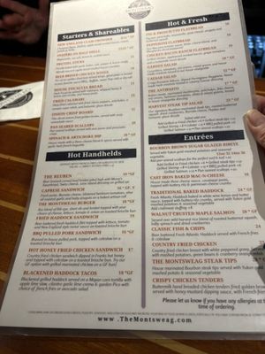 Menu photo 1 Montsweag Restaurant Woolwich, ME