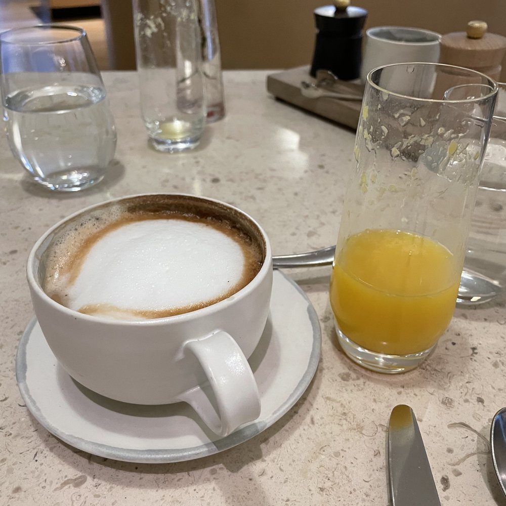 Botanist - coffee and fresh squeezed orange jucie - Canadian (New) Near Me - Vancouver, British Columbia Botanist - coffee and fresh squeezed orange jucie - Canadian (New) Near Me - Vancouver, British Columbia