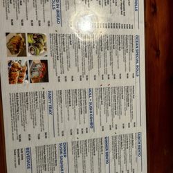 Ocean Sushi - Menu