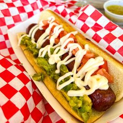 Sur Chilean Inspired Food - Completo - one of the best hot dogs I've ever had