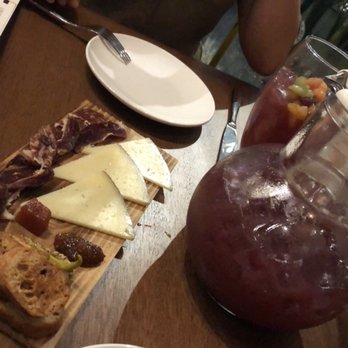 Toro Kitchen + Bar - Red Sangria, manchego cheese and jamon iberico - Tapas Bars Near Me - San Antonio, Texas Toro Kitchen + Bar - Red Sangria, manchego cheese and jamon iberico - Tapas Bars Near Me - San Antonio, Texas