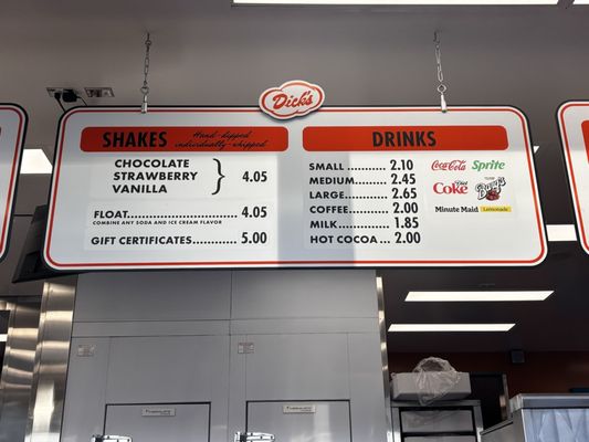 Menu photo 1 Dick's Drive-In Everett, WA