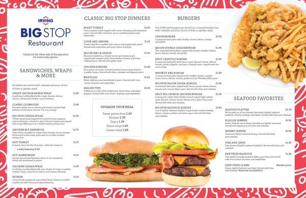 Menu photo 3 Newport Big Stop Restaurant Newport, ME Menu photo 3 Newport Big Stop Restaurant Newport, ME