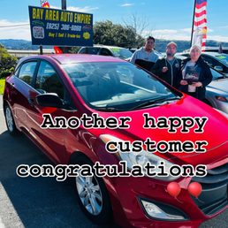Exterior outside entrance of Bay Area Auto Empire - congratulations on your car thank you for choosing BAY AREA AUTO EMPIRE for best deals call JOHN at 925-386-6060 - Benicia, California Exterior outside entrance of Bay Area Auto Empire - congratulations on your car thank you for choosing BAY AREA AUTO EMPIRE for best deals call JOHN at 925-386-6060 - Benicia, California