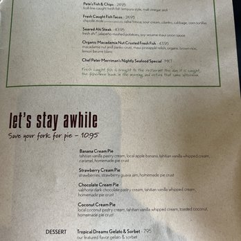 Monkeypod Kitchen by Merriman - 5/30/22 Menu - New American Near Me - Kihei, Hawaii Monkeypod Kitchen by Merriman - 5/30/22 Menu - New American Near Me - Kihei, Hawaii