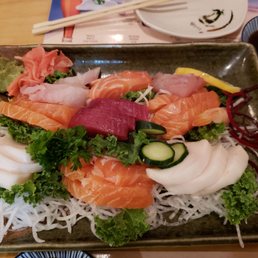 The boat combo: sashimi and sushi The boat combo: sashimi and sushi