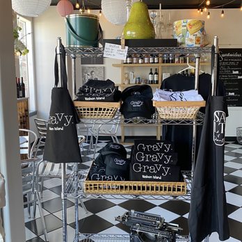 Gravy - a black and white checkered floor - New American Near Me - Vashon, Washington