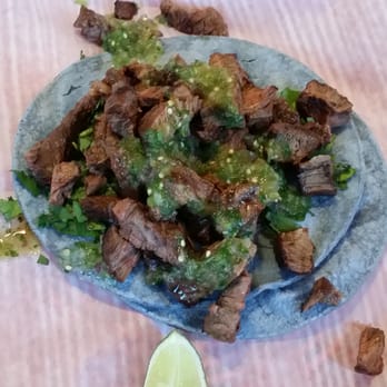 Mexicali Blue - Mexican Restaurant & Happy Hour - Steak taco.Very bland! Meat had zero flavor. Smothered in cilantro that's all you really tasted. Not bad, but not great either. - Mexican Near Me - Wappingers Falls, New York Mexicali Blue - Mexican Restaurant & Happy Hour - Steak taco.Very bland! Meat had zero flavor. Smothered in cilantro that's all you really tasted. Not bad, but not great either. - Mexican Near Me - Wappingers Falls, New York