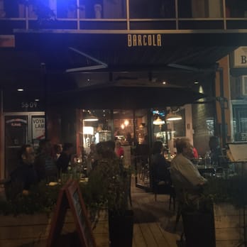 Barcola Bistro - outside at night - Italian Near Me - Montreal, Quebec