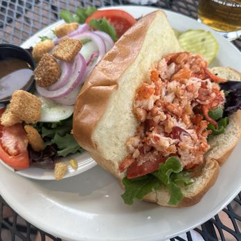 O'Rourkes Bar and Grill - The skimpy diced-lobster roll on a New England hotdog bun. - Irish Pub Near Me - Warwick, Rhode Island O'Rourkes Bar and Grill - The skimpy diced-lobster roll on a New England hotdog bun. - Irish Pub Near Me - Warwick, Rhode Island