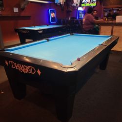 Notown Tavern - Two of the best taken care of pool tables I've ever played on.