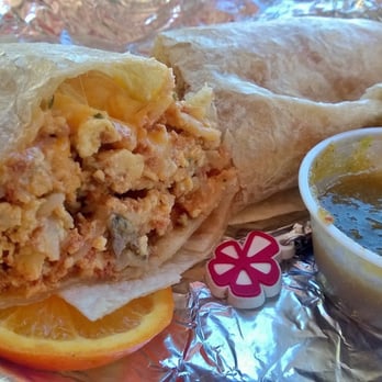 Encuentro Cafe - Chorizo Burrito with Avocado - Venezuelan Near Me - San Diego, California