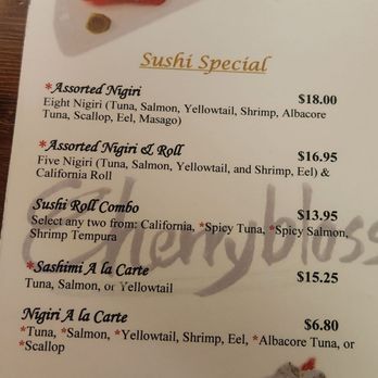 Cherryblossom Noodle Cafe - Menu - Sushi Bars Near Me - Phoenix, Arizona
