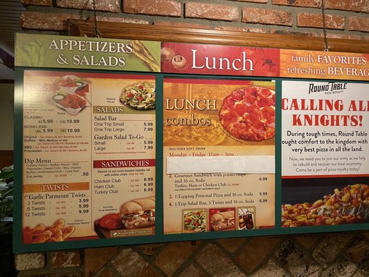 Menu photo 1 Round Table Pizza Torrance, CA Menu photo 1 Round Table Pizza Torrance, CA