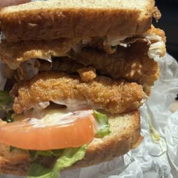 A whiting fish sandwich supreme!!! A whiting fish sandwich supreme!!!