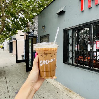 Collage Coffee - a hand holding a cup of coffee - Coffee & Tea Near Me - Los Angeles, California Collage Coffee - a hand holding a cup of coffee - Coffee & Tea Near Me - Los Angeles, California