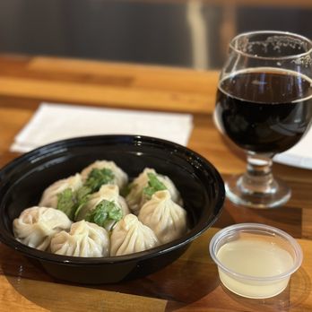 Hop Secret - Pork Soup Dumplings; ordered from XLB Dumpling Bar - Breweries Near Me - Monrovia, California Hop Secret - Pork Soup Dumplings; ordered from XLB Dumpling Bar - Breweries Near Me - Monrovia, California