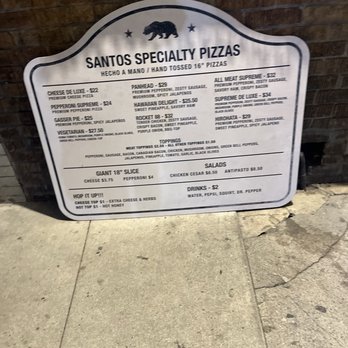 Santos Pizza - Pizza Near Me - Santa Ana, California