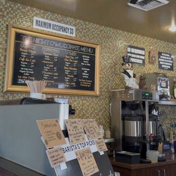 The Night Owl - Menu - Coffee & Tea Near Me - Fullerton, California The Night Owl - Menu - Coffee & Tea Near Me - Fullerton, California