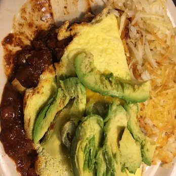 Cafe Java - Austin - Cowboy Omelette with avocado - Coffee & Tea Near Me - Austin, Texas