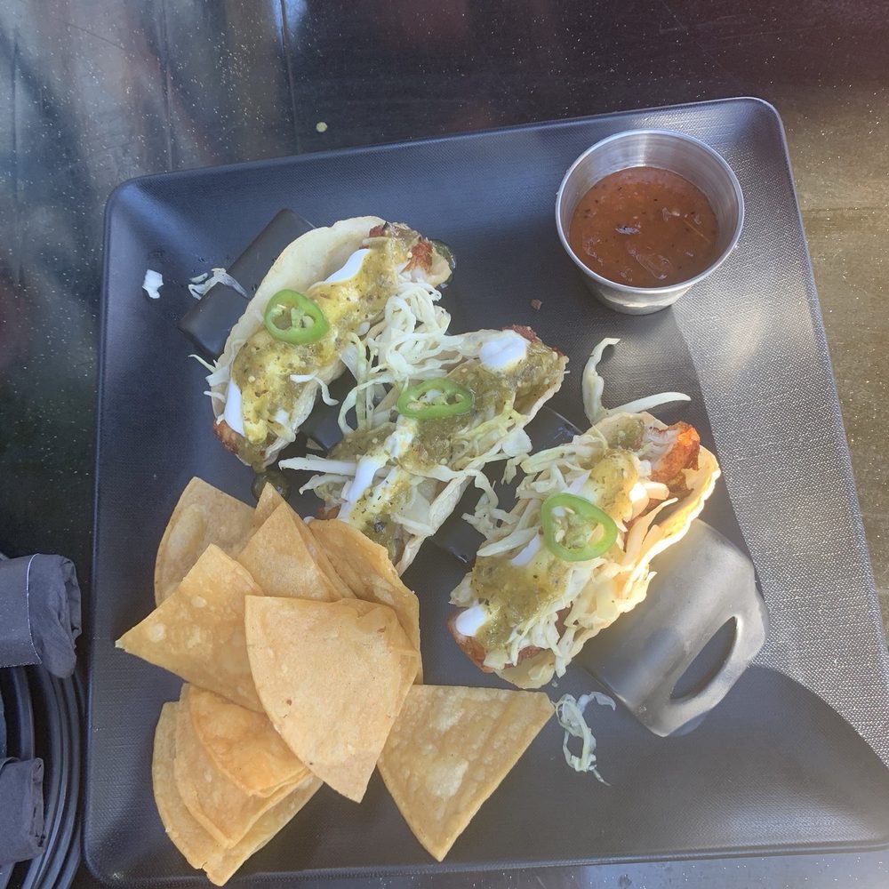Blue Birdy - Fish Tacos. These were my favorite out of everything we ordered - Gastropubs Near Me - West Hollywood, California Blue Birdy - Fish Tacos. These were my favorite out of everything we ordered - Gastropubs Near Me - West Hollywood, California