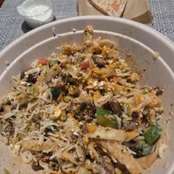 CAVA - Create your own grain bowl with grilled chicken
