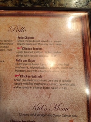 Menu photo 4 Alicia's Mexican Grille Katy, TX