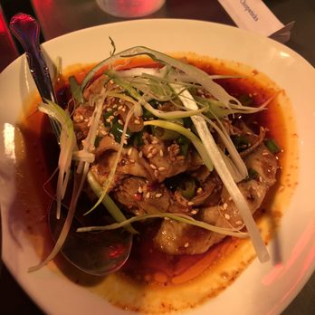Han Dynasty - Pork Belly with Sweet Garlic Chili Oil Sauce - Szechuan Near Me - New York, New York