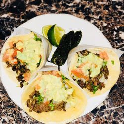 Villa Mar Restaurant - Steak tacos( tacos de carne asada)