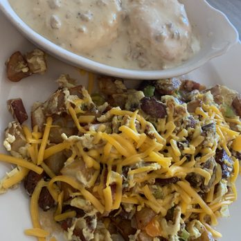 Ronaker's Coffee Shop - Hobo scramble with biscuits and gravy - Diners Near Me - San Leandro, California Ronaker's Coffee Shop - Hobo scramble with biscuits and gravy - Diners Near Me - San Leandro, California