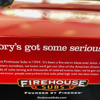 Firehouse Subs - a close up of the box - Sandwiches Near Me - Memphis, Tennessee