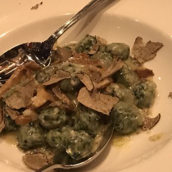 Nerano - Spinach gnudi with truffle - Italian Near Me - Beverly Hills, California Nerano - Spinach gnudi with truffle - Italian Near Me - Beverly Hills, California