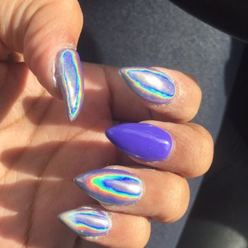 Bella Nails & Spa - Got these today very satisfied but they do take time so don't get them if your in a rush very worth it I got it with a purple base - Nail Salons Near Me - Oxnard, California Bella Nails & Spa - Got these today very satisfied but they do take time so don't get them if your in a rush very worth it I got it with a purple base - Nail Salons Near Me - Oxnard, California
