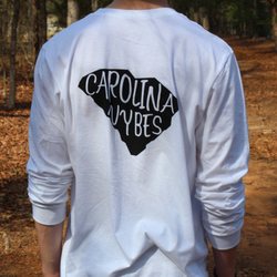 Rock Hill Screen Printing - Carolina Vybes White Longsleeve