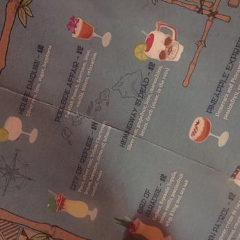 Pagan Idol - Half of the menu - Tiki Bars Near Me - San Francisco, California Pagan Idol - Half of the menu - Tiki Bars Near Me - San Francisco, California