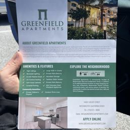Exterior outside entrance of Greenfield Apartments - Apartment flyer - Westminster, California Exterior outside entrance of Greenfield Apartments - Apartment flyer - Westminster, California