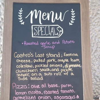 Hired Hand Brewing - Specials board - Pizza Near Me - Vergennes, Vermont Hired Hand Brewing - Specials board - Pizza Near Me - Vergennes, Vermont