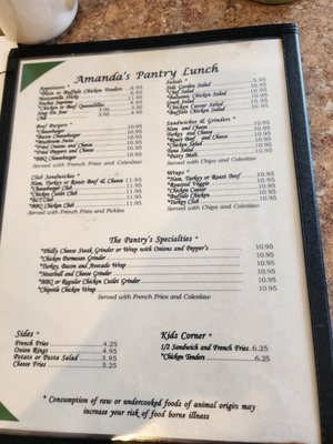 Menu photo 3 The Pantry Westerly, RI