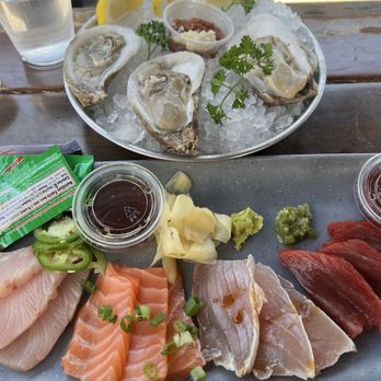 Bear Flag Fish - Sashimi Plate and Oysters - Seafood Near Me - Newport Beach, California Bear Flag Fish - Sashimi Plate and Oysters - Seafood Near Me - Newport Beach, California