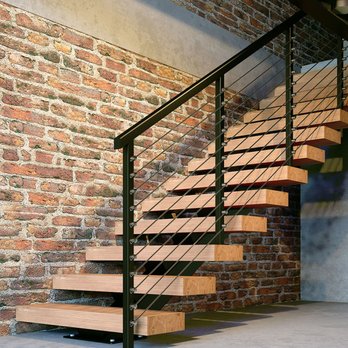 JJ Glass and Mirror - Handrail post system with stainless steel cable - Glass & Mirrors Near Me - Dallas, Texas JJ Glass and Mirror - Handrail post system with stainless steel cable - Glass & Mirrors Near Me - Dallas, Texas