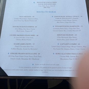 Hualani's - Menu - Hawaiian Near Me - Lihue, Hawaii