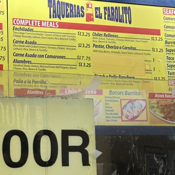 El Farolito - Menu - Mexican Near Me - San Francisco, California