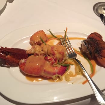 The White Barn Restaurant - Lobster over fettuccine..... Very good and cooked to perfection - New American Near Me - Kennebunk Beach, Maine The White Barn Restaurant - Lobster over fettuccine..... Very good and cooked to perfection - New American Near Me - Kennebunk Beach, Maine