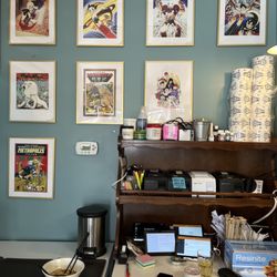 Y93 Sushi Crave Japanese Cafe - Framed animation art