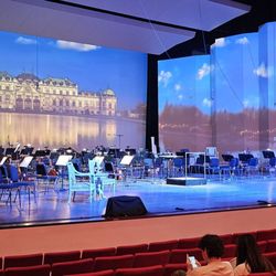 Musical Arts Center - The stage is set for the beginning of Die Fledermaus