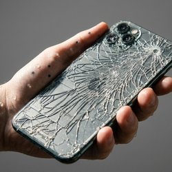 Cellfixt Phone Repair Service - Shattered like this? We've seen worse -- and fixed it same day.