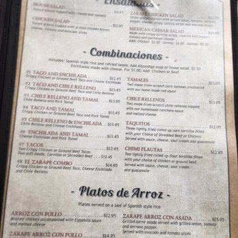 El Zarape - Menu - Mexican Near Me - Cypress, California El Zarape - Menu - Mexican Near Me - Cypress, California