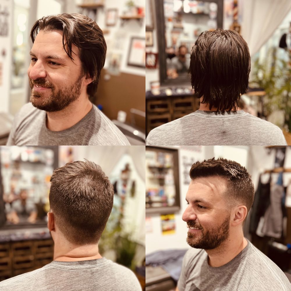 Cut To the Chase Barbershop Logo
